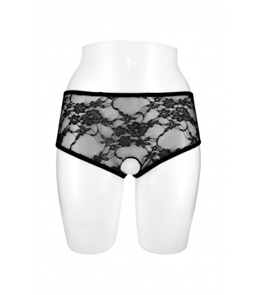 CULOTTE NEGRO ABIERTO AMANDA TALLA ÚNICA