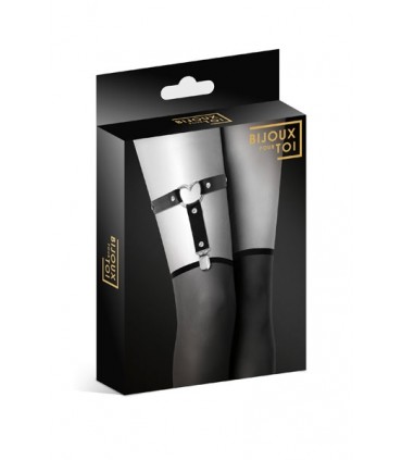 SCHWARZES HERZ STRUMPFBAND