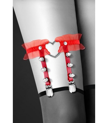 LIGUERO CORAZON VOLANTE ROJO