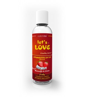 LET'S LOVE MASSAGE GLIDE FRESA HELADA 100ML