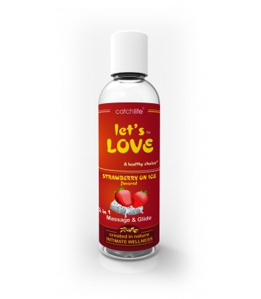 LET'S LOVE MASSAGE GLIDE FRESA HELADA 100ML