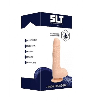 DILDO REALÍSTICO AUTOLUBRICADO 21"7 CM