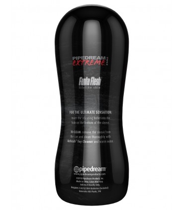 STROKER ANALE VIBRANTE CHIARO/NERO