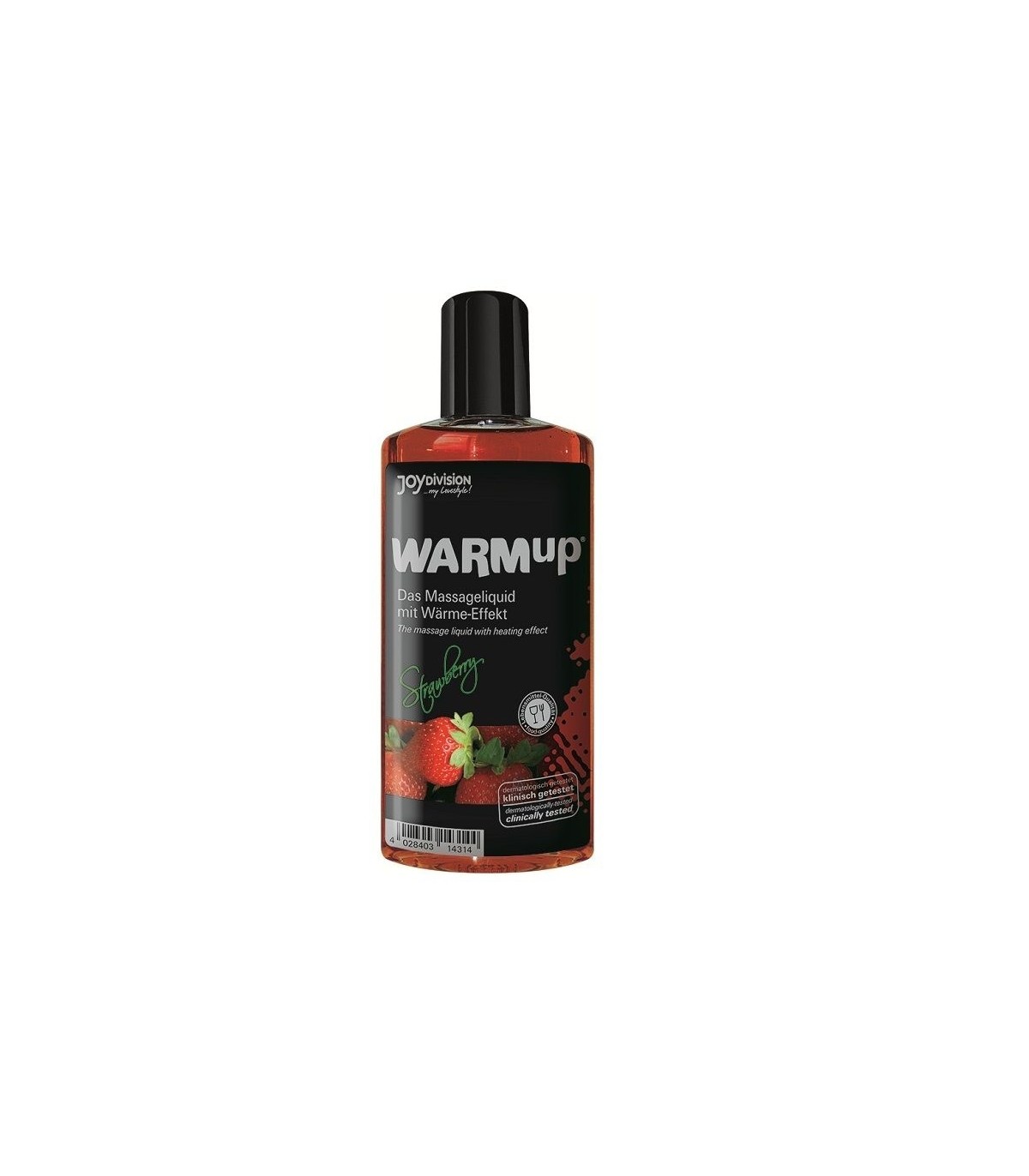 ACEITE DE MASAJE WARM UP FRESA 150ML