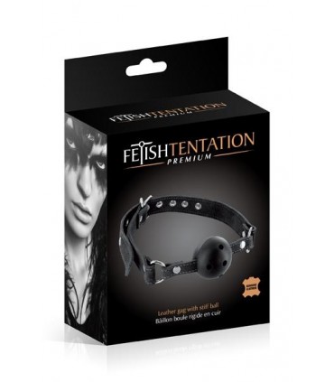 PREMIUM MORDAZA NEGRA TRANSPIRABLE