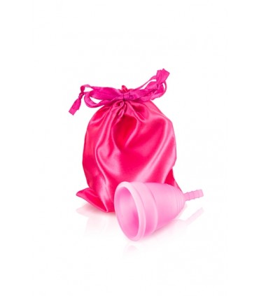 COUPE MENSTRUELLE EN SILICONE ROSE TAILLE S
