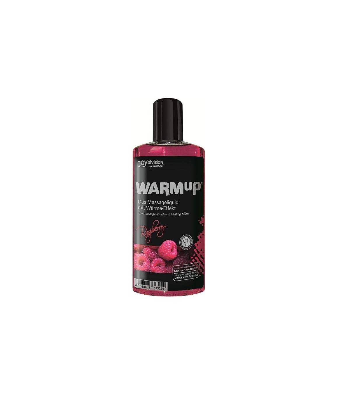 ACEITE DE MASAJE WARM UP FRAMBUESA 150ML