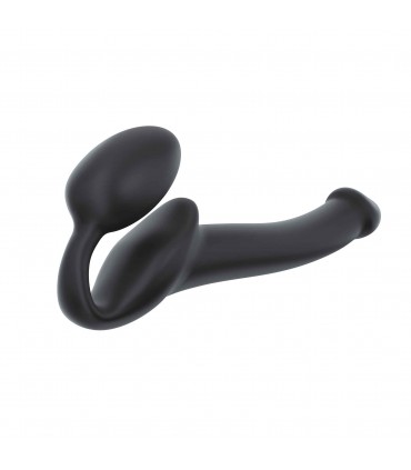 HARNAIS DILDO STRAP-ON FLEXIBLE SILICONE SOUPLE NOIR S
