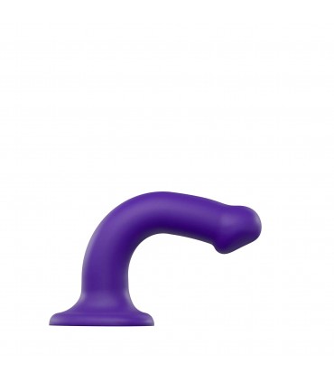 DILDO AVEC VENTOUSE HARNAIS APPROPRIÉ DOUBLE DENSITÉ FLEXIBLE VIOLET M