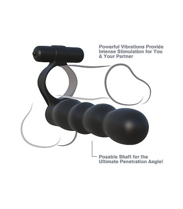 PARTNER POSABILE DOPPIO PENETRATORE NERO