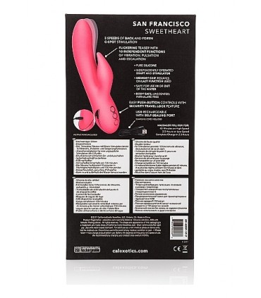 VIBRATORE RICARICABILE ROSA SAN FRANCISCO SWEETHEART