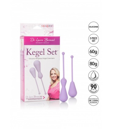 BALLES DE KEGEL CHINOIS SET X 2 SILICONE LILAS