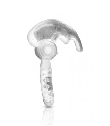 ANILLO VIBRADOR GLAMY RING TRANSPARENTE