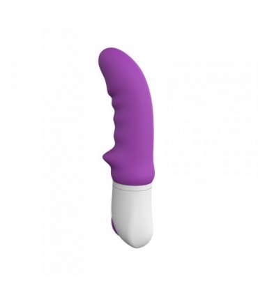 VIBRADOR SILICONA ELYS RHINHORN 9 INTENSIDADES MORADO