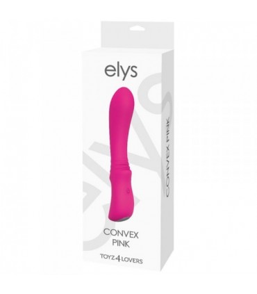 PINK WIEDERAUFLADBARE ELYS KONVEX-SILIKON-VIBRATOR