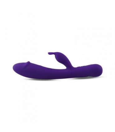 VIBRATEUR RABBIT EN SILICONE RECHARGEABLE VIOLET