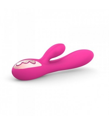 VIBRATEUR SILICONE BALEINE RECHARGEABLE ROSE