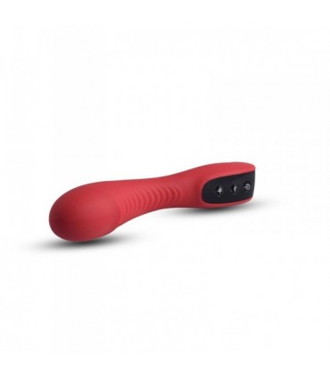 RED RECHARGEABLE G-SPOT SILICONE VIBRATOR