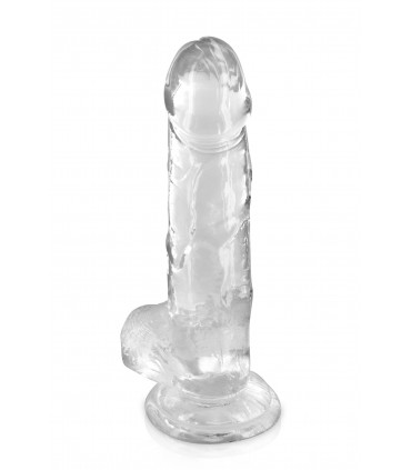 DILDO JELLY L KLAR 20 CM