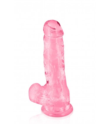 DILDO JELLY M ROSA 17"5 CM