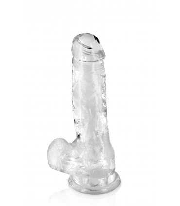 DILDO JELLY M CLEAR 17"5 CM