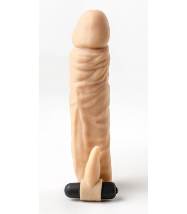 FUNDA PENE REALÍSTICA S4 FLESH 20 CM C/ VIBRACIÓN