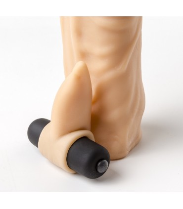 FUNDA PENE REALÍSTICA S4 FLESH 20 CM C/ VIBRACIÓN