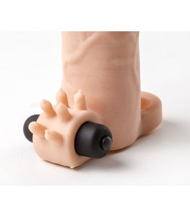 FUNDA PENE REALÍSTICA S5 FLESH 19 CM C/ VIBRACIÓN